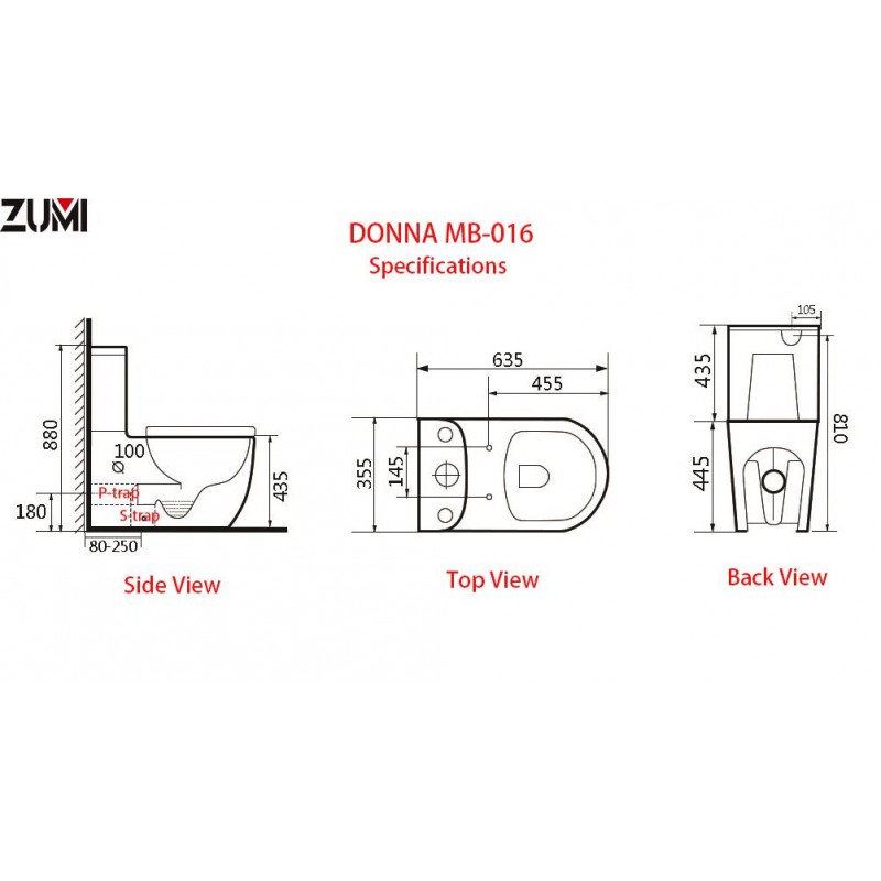 ZUMI DONNA Toilet
